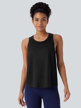 HALARA Black Relaxed Tank Top